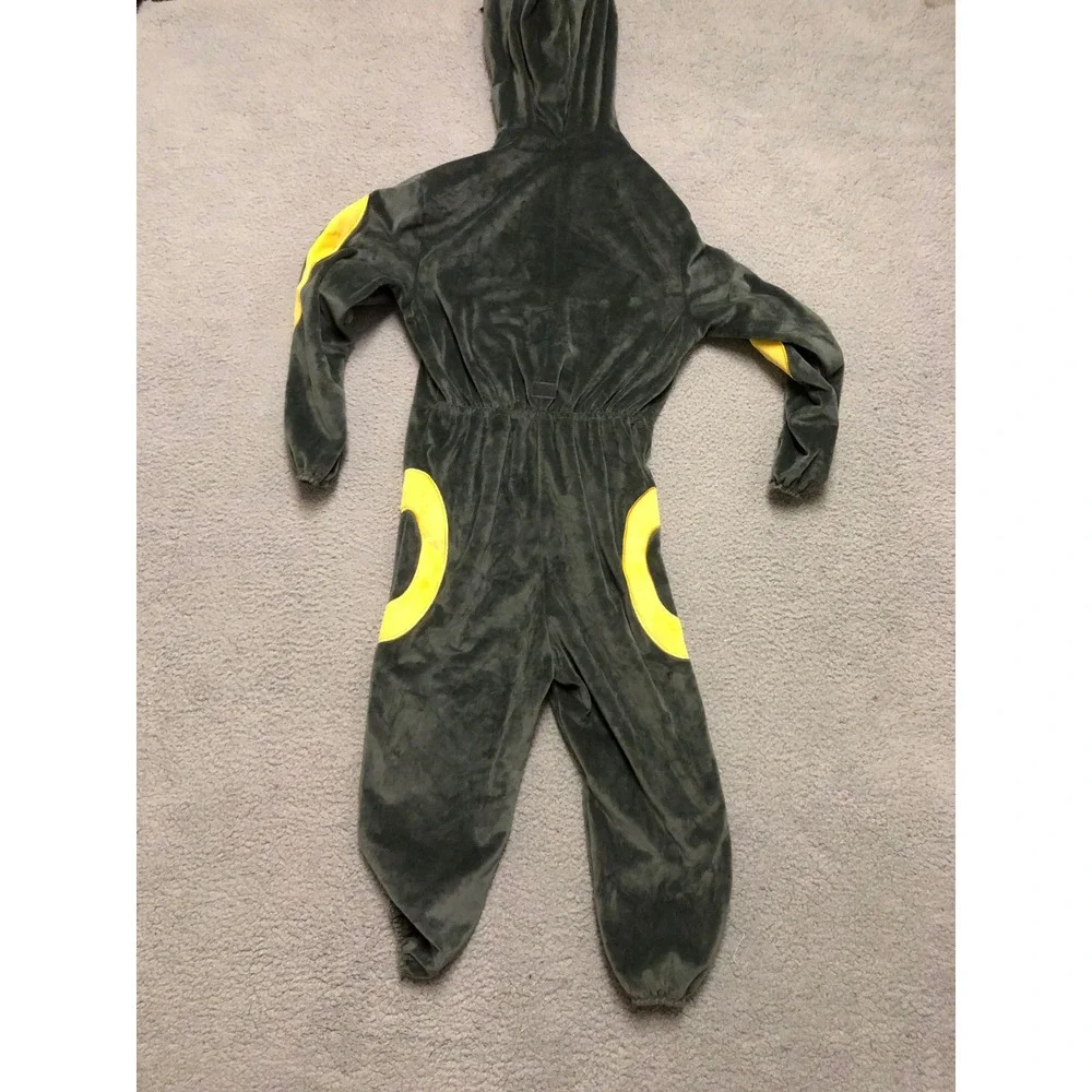Pokemon Umbreon Plush Hooded Costume Union Suit Black Yellow S/M No Tail